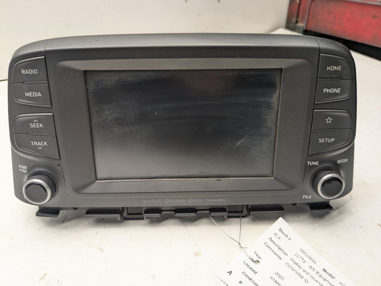 Audio Equipment Radio Display And Receiver US Market Fits 18-21 KONA 800984