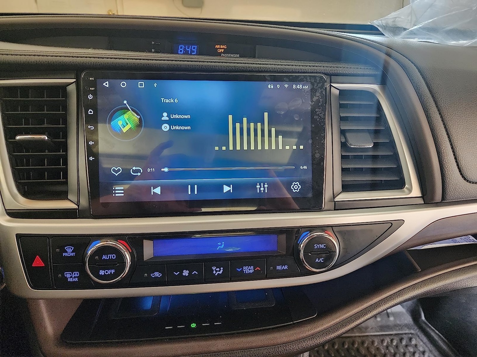 Car Radio Stereo Carplay For 2014-2019 Toyota Highlander 4+64G 10in Cam EQ