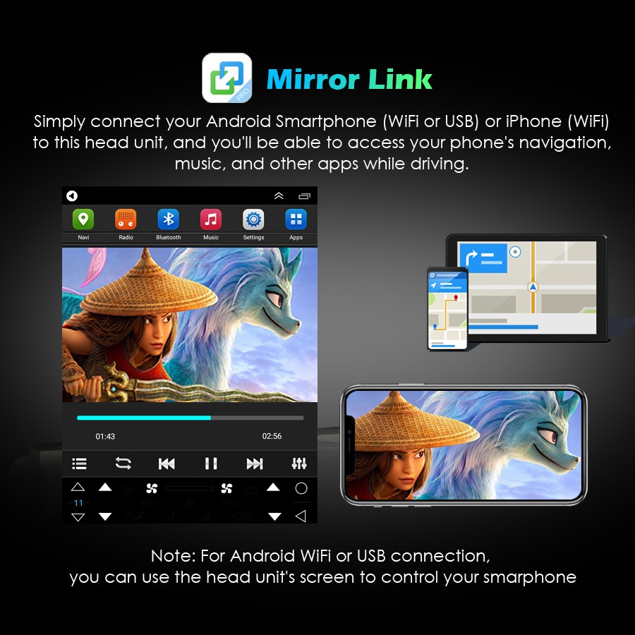 Android Car Stereo Sat Nav System for Nissan Navara 2016-2022 9.7″ Multimedia Player
