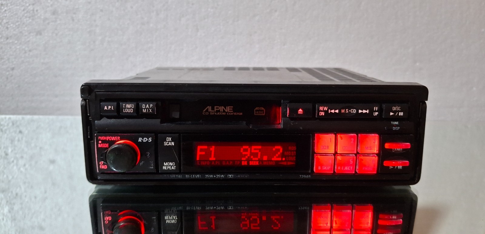 Oldschool Alpine 7294R Cassette Radio with Bluetooth | BMW Porsche Audi Mercedes