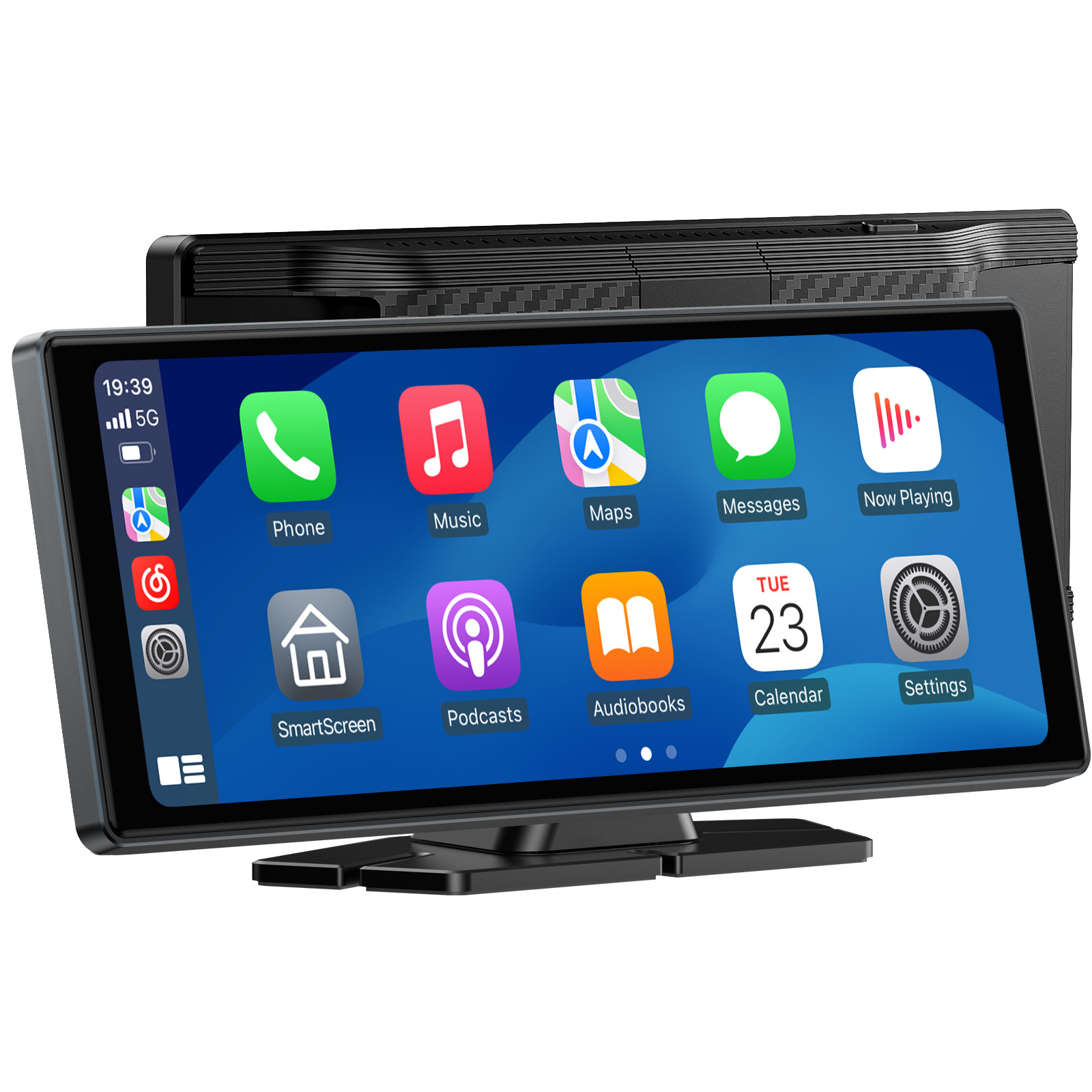 Wireless Carplay Screen for Car, 10.26″ Portable Car Stereo Radio Touch Screen