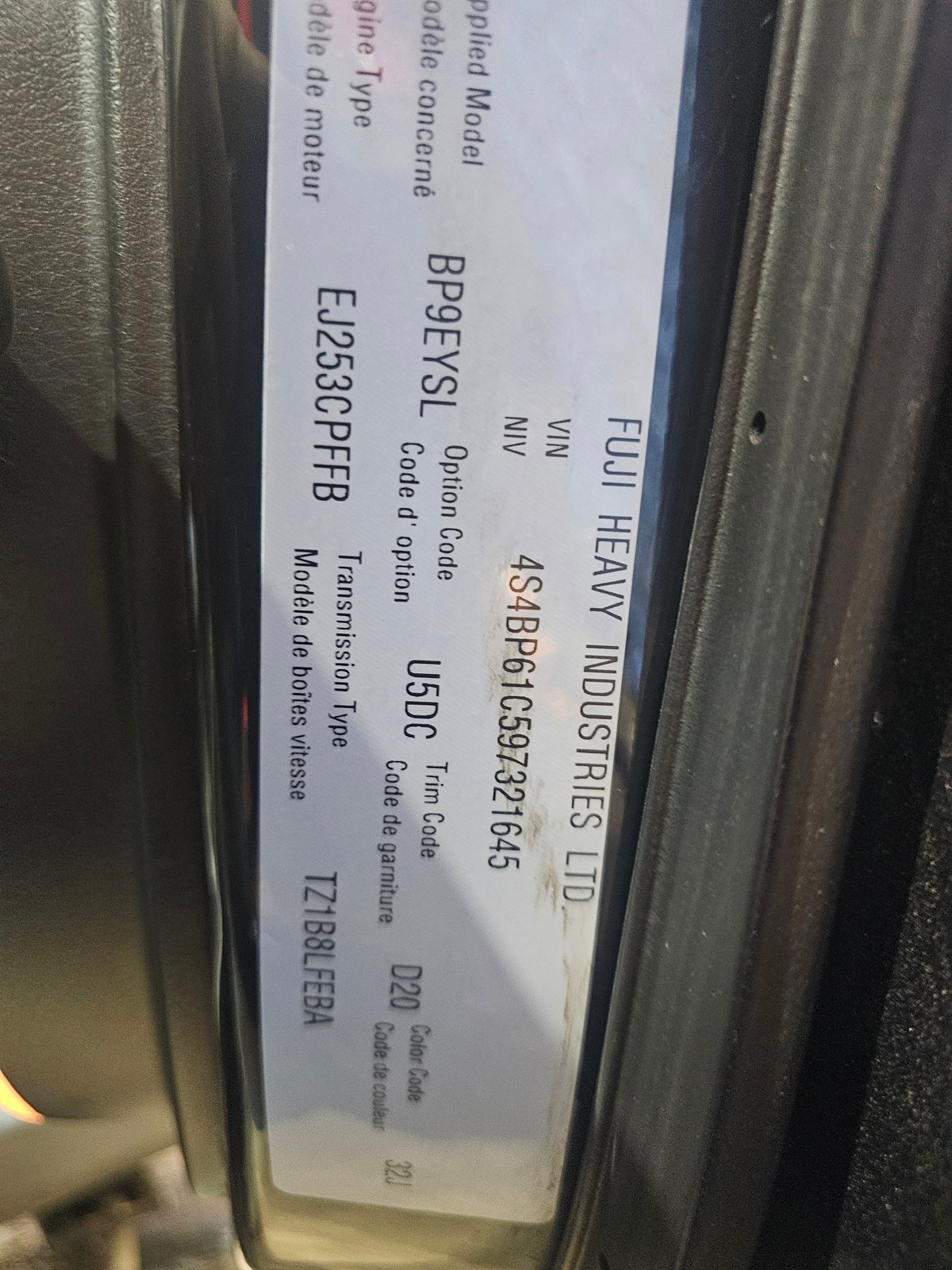 2009 Subaru Legacy outback 2.5 radio assembly 86201AG72A