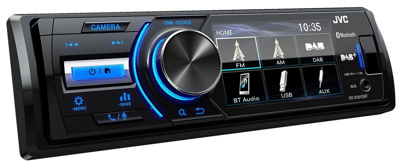 JVC KD-X561DBT MP3-Autoradio mit Bluetooth DAB USB iPod AUX-IN