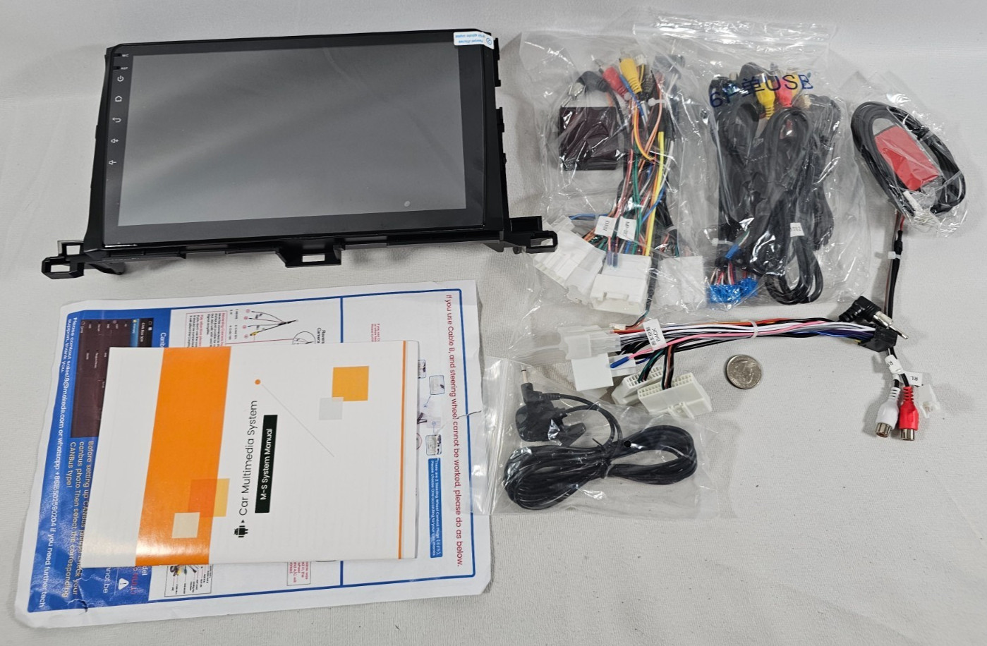 For Toyota Highlander 2014-2018 4GB+64GB 10.1″ Touchscreen Stereo Radio WiFi GPS