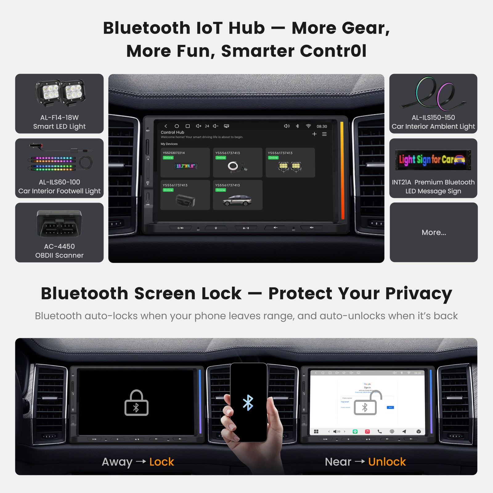 ATOTO S8 4G+32G Double Din Car Stereo GPS Play 4G LTE Android Radio 7″Multimedia