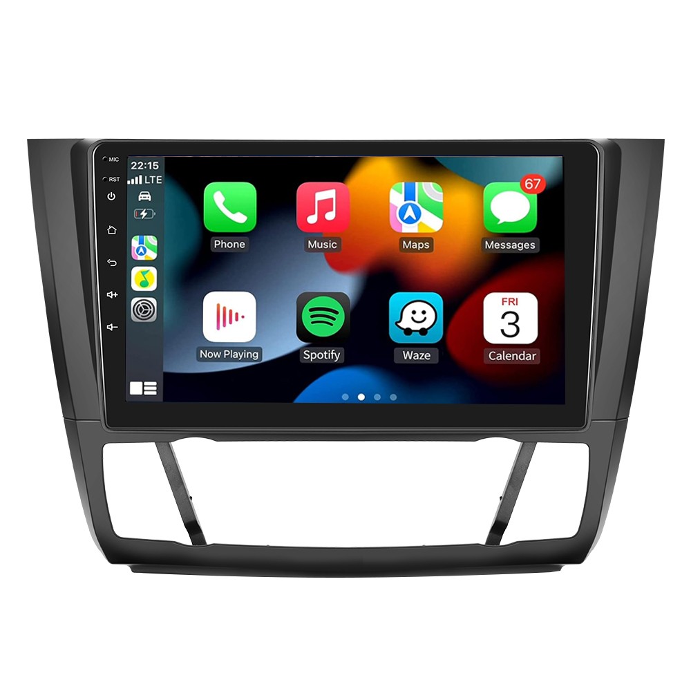 Android 15 Carplay For BMW 1 Series E88 E82 E81 E87 08-12 Car Stereo Radio + Cam