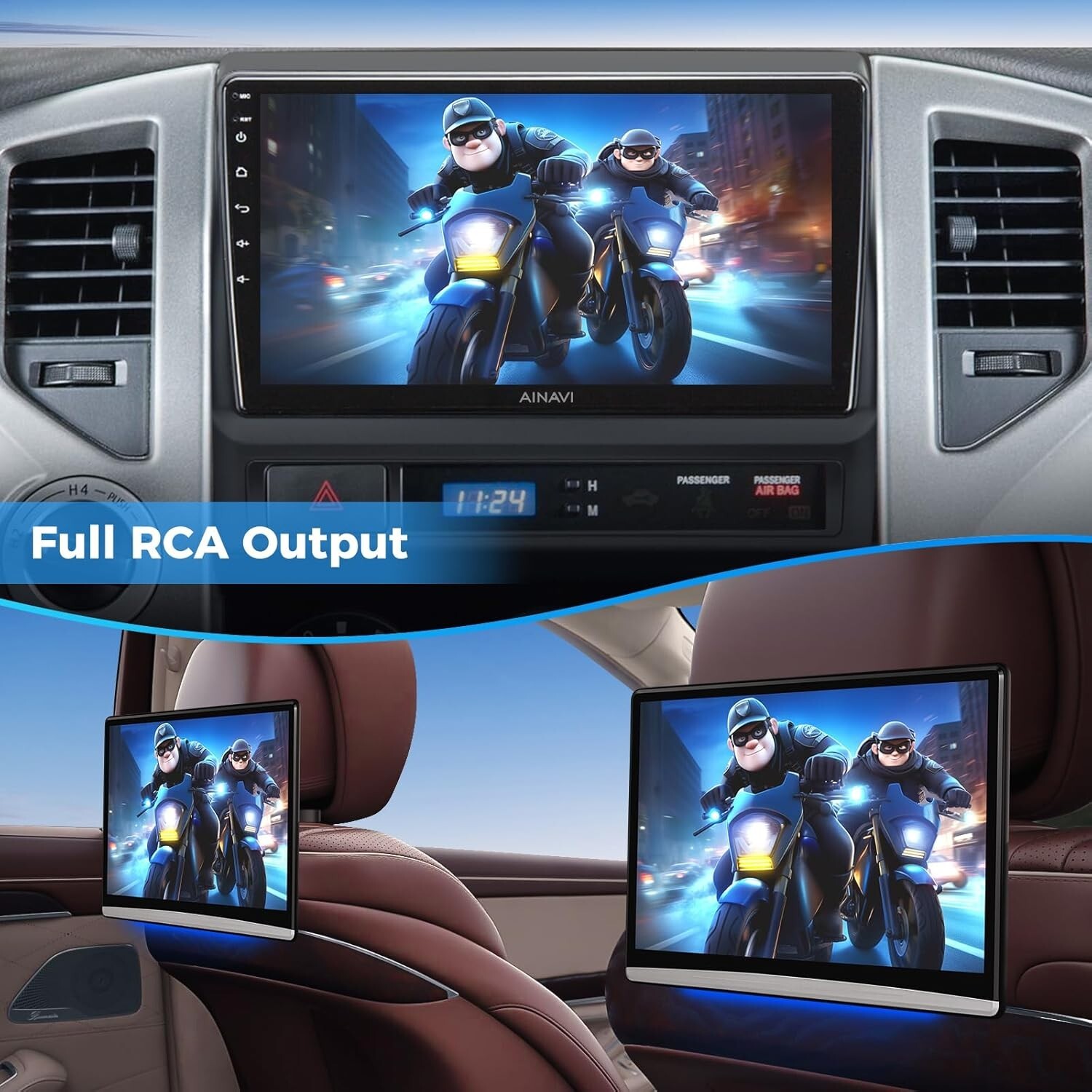 Car Stereo 9″ Android 12 Head Unit for Toyota Tacoma Radio Upgrade 2005-15