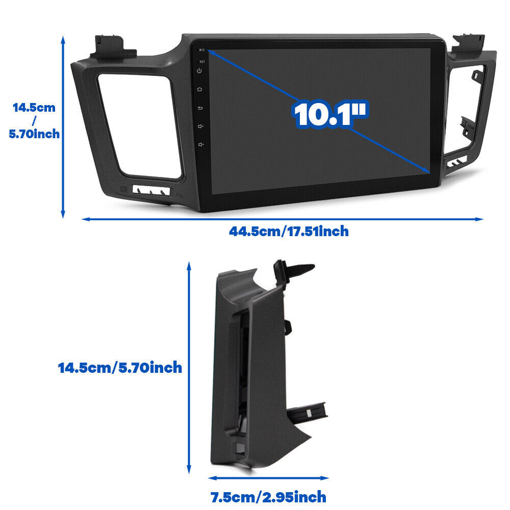Stereo Radio Plug and Play GPS JBL For Toyota Rav4 2013-2018 32g Carplay 10.1″