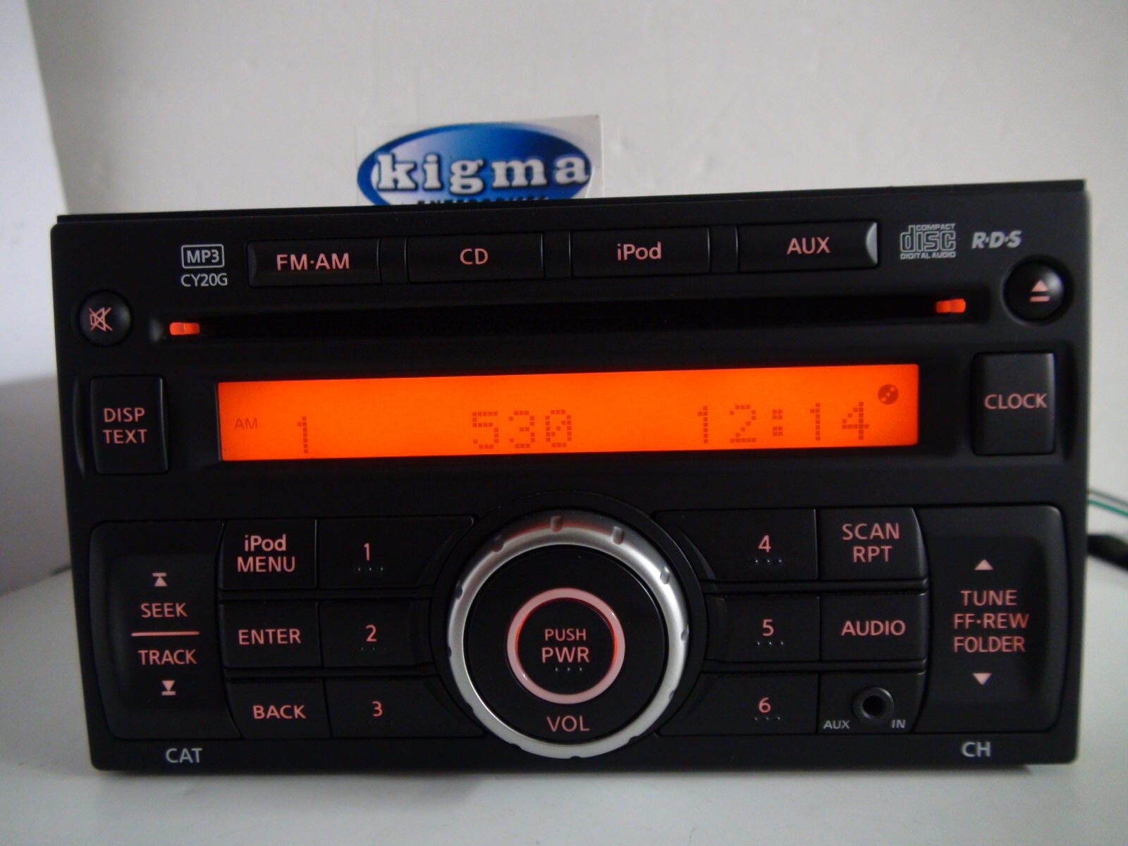 Nissan Versa 2012 2013 CD MP3 player none-BOSE CY20G front AUX iPod RDS TESTED