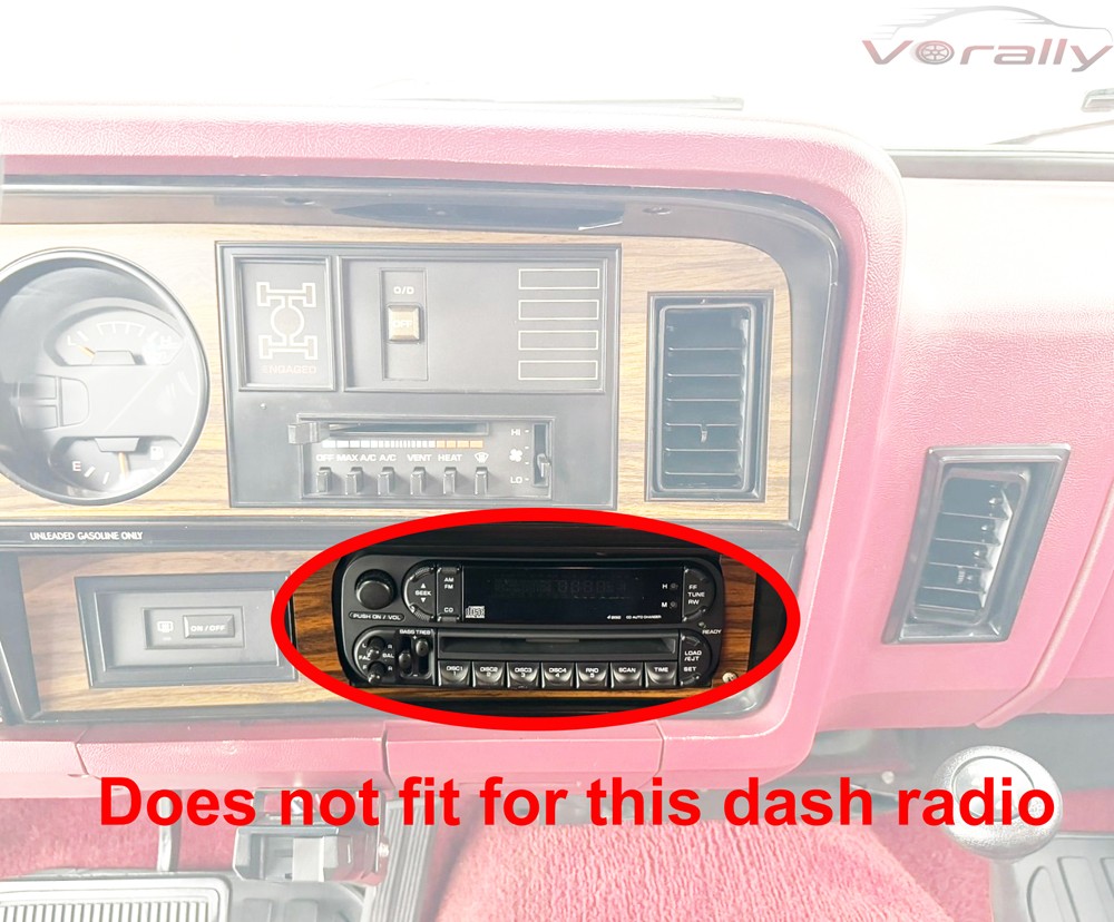 For Dodge Ram charger 1981-1993 9″ Android 14.0 Apple Carplay Stereo Radio GPS