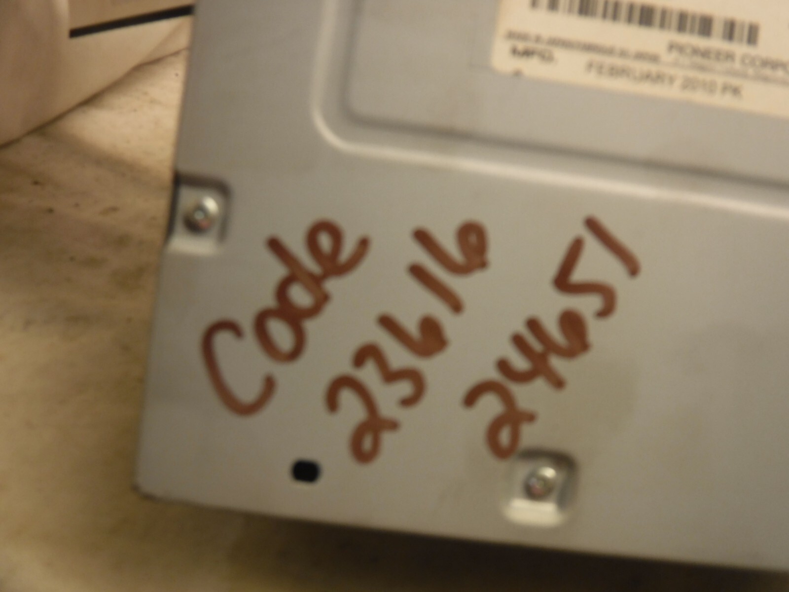 10 11 12 Acura RDX 6 Cd Mp3 WMA Xm & Code 39100-STK-A311 PUL25