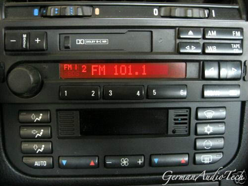BMW AM FM RADIO C33 + CODE 1996 1997 1998 1999 E36 318 328 M3 Z3 65128364944 OK!