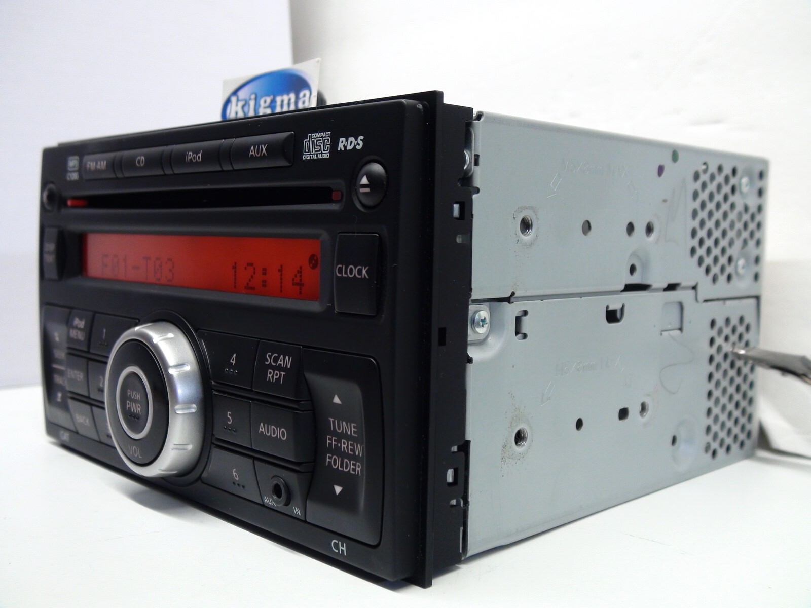Nissan Versa 2012 2013 CD MP3 player none-BOSE CY20G front AUX iPod RDS TESTED