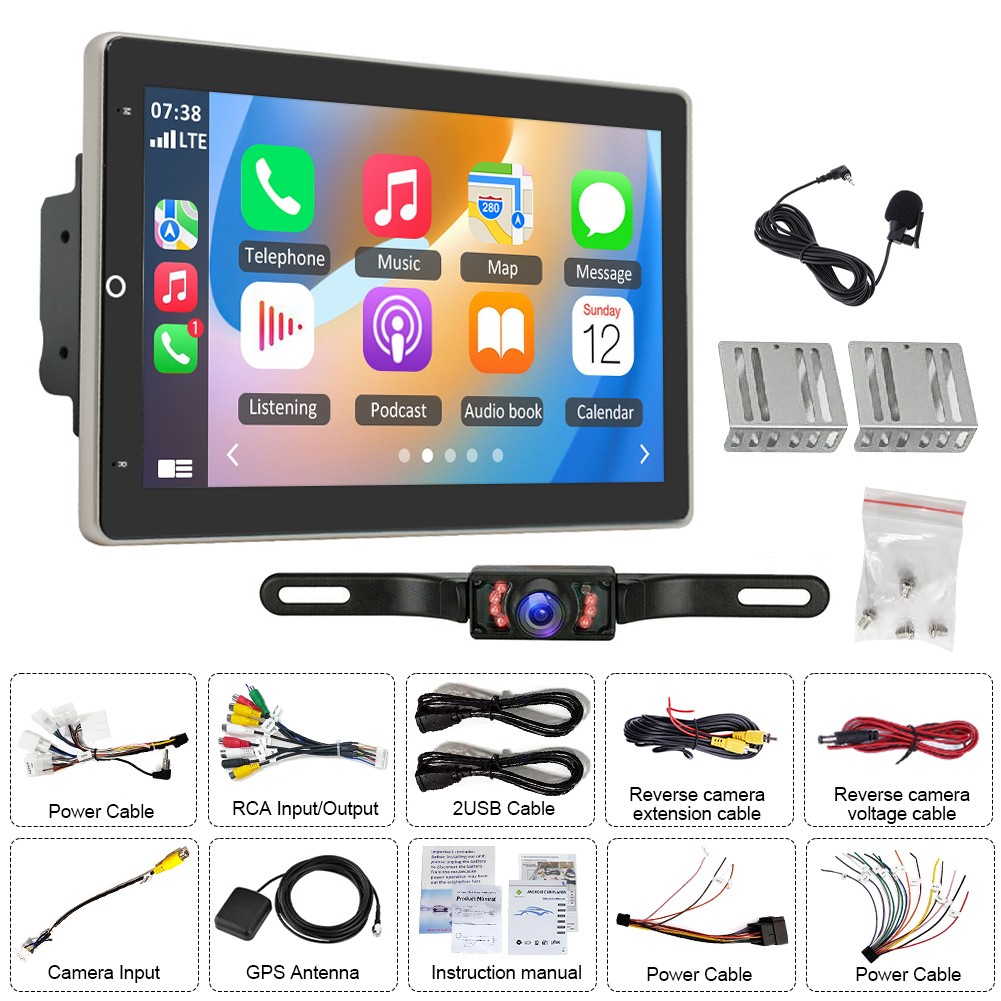 4+64G For Toyota Sequoia 2001-2007 CarPlay Car Radio Stereo Android 14 GPS Navi