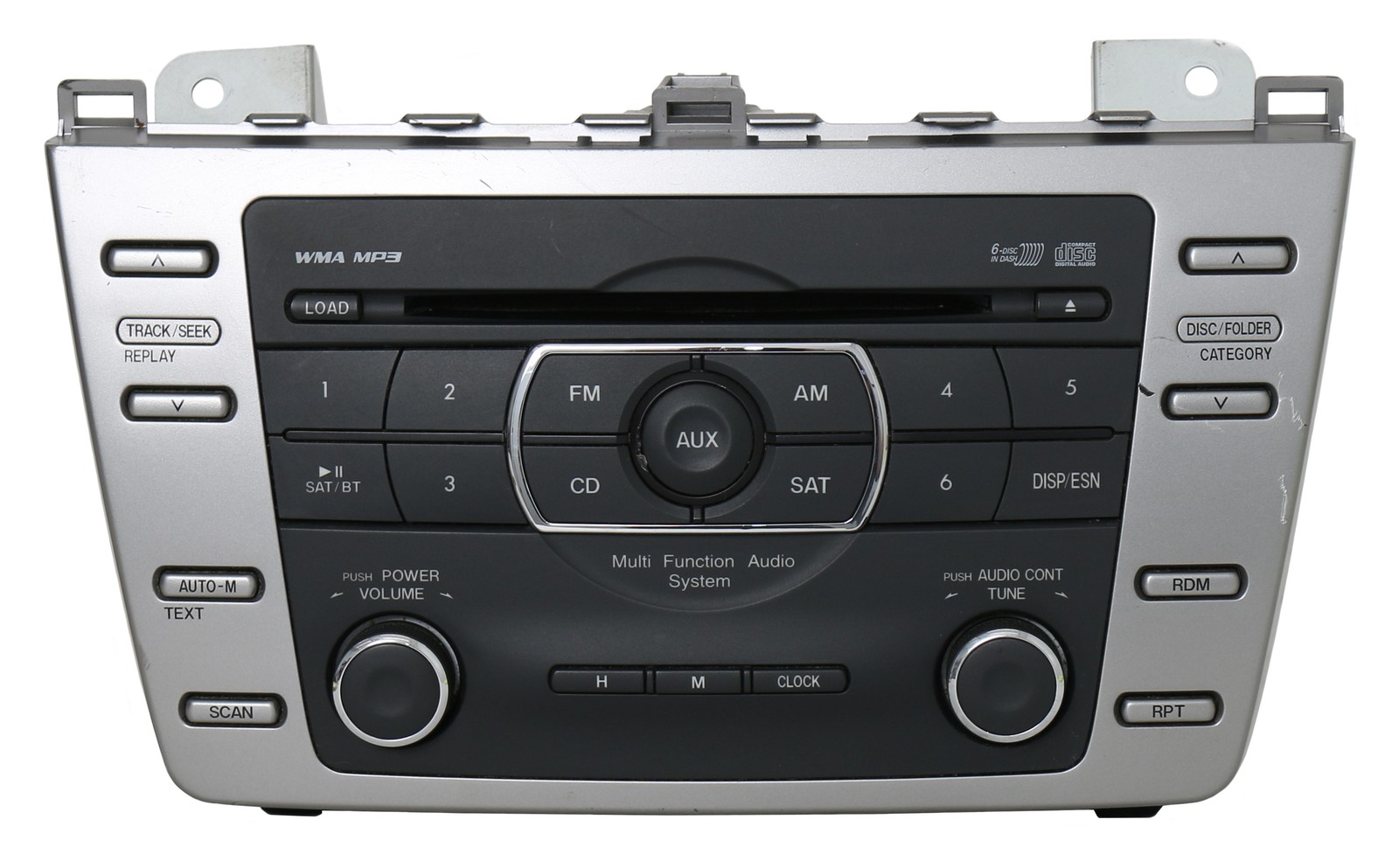 2009-2010 Mazda 6 OEM Radio AM FM MP3 6 Disc CD Player – Part Number GS3N669RXD