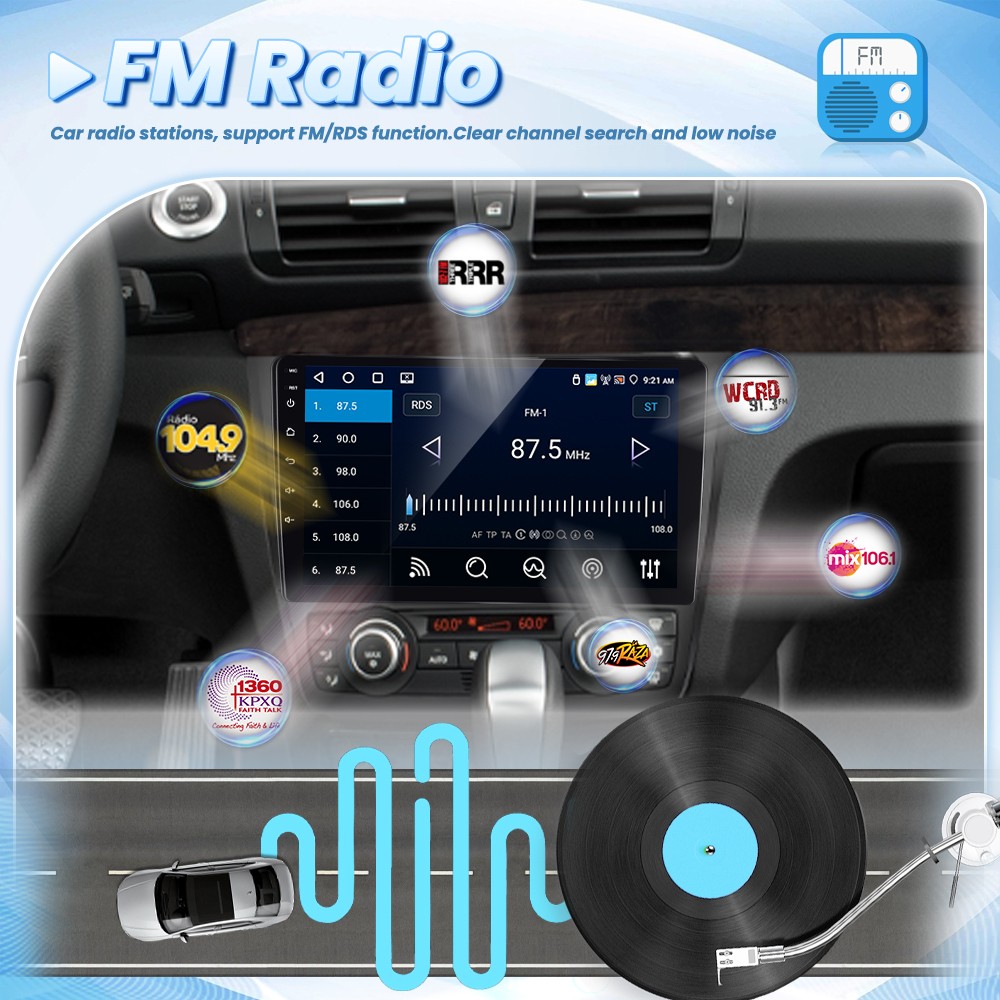 4G+64GB Android15 For BMW 1 Series 128 i 135 i Car Stereo Radio GPS Navi Carplay