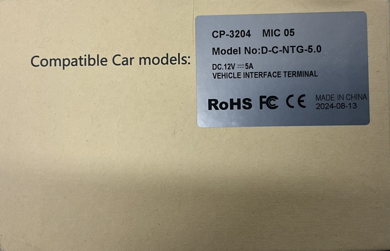 CP3204 D-C-NTG 5.0 Wireless CarPlay & Android Auto Integration for Mercedes