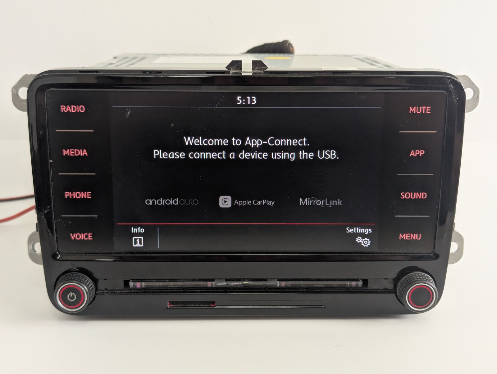 2020-2022 VOLKSWAGEN PASSAT DASH RADIO RECEIVER DISPLAY CD PLAYER HEAD UNIT OEM
