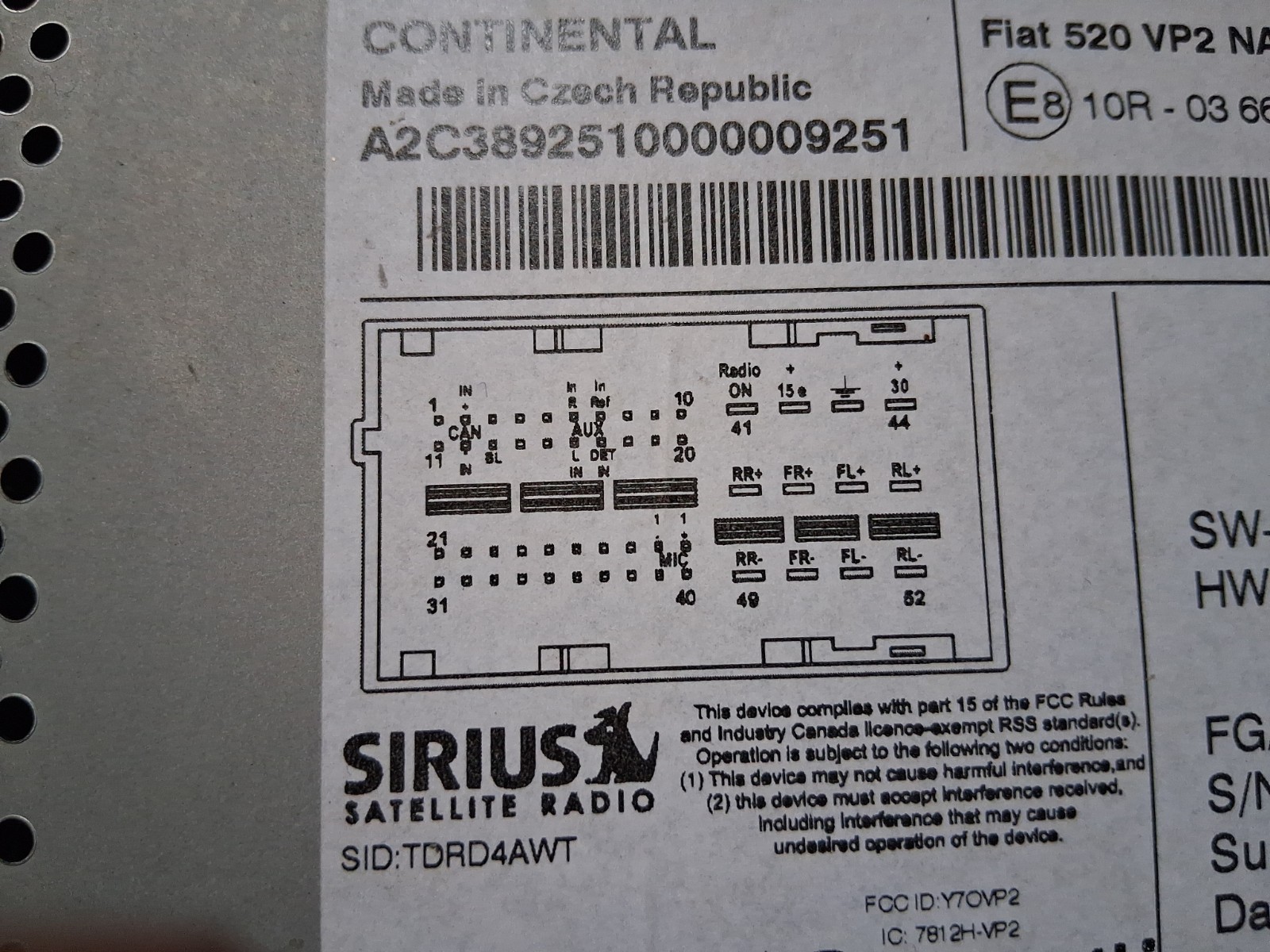 2015-2023 Jeep Wrangler/Renegade OEM Stereo