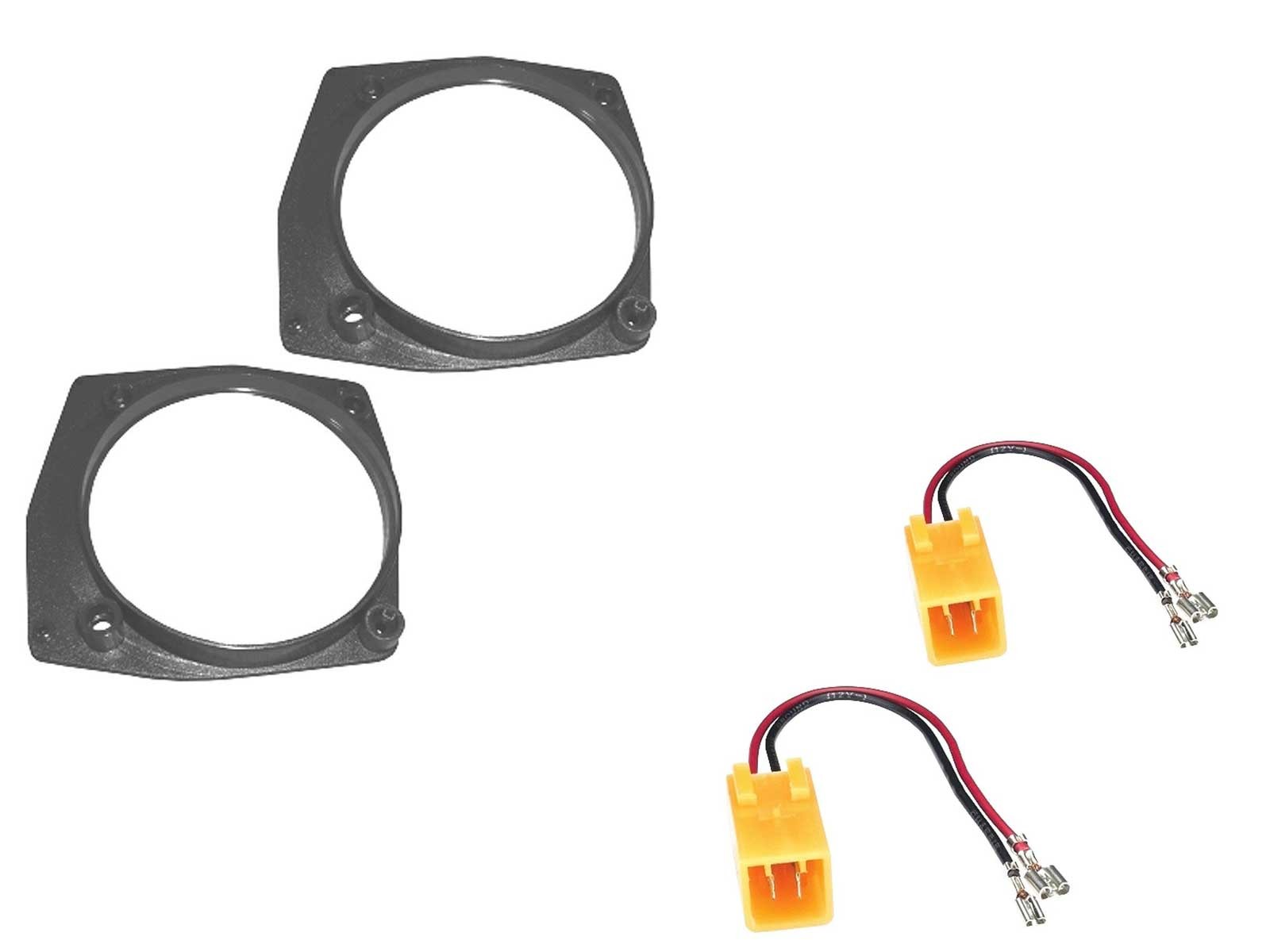 Kenwood MP3 Bluetooth DAB USB CD Car Stereo Speaker Installation Kit for Fiat Punto