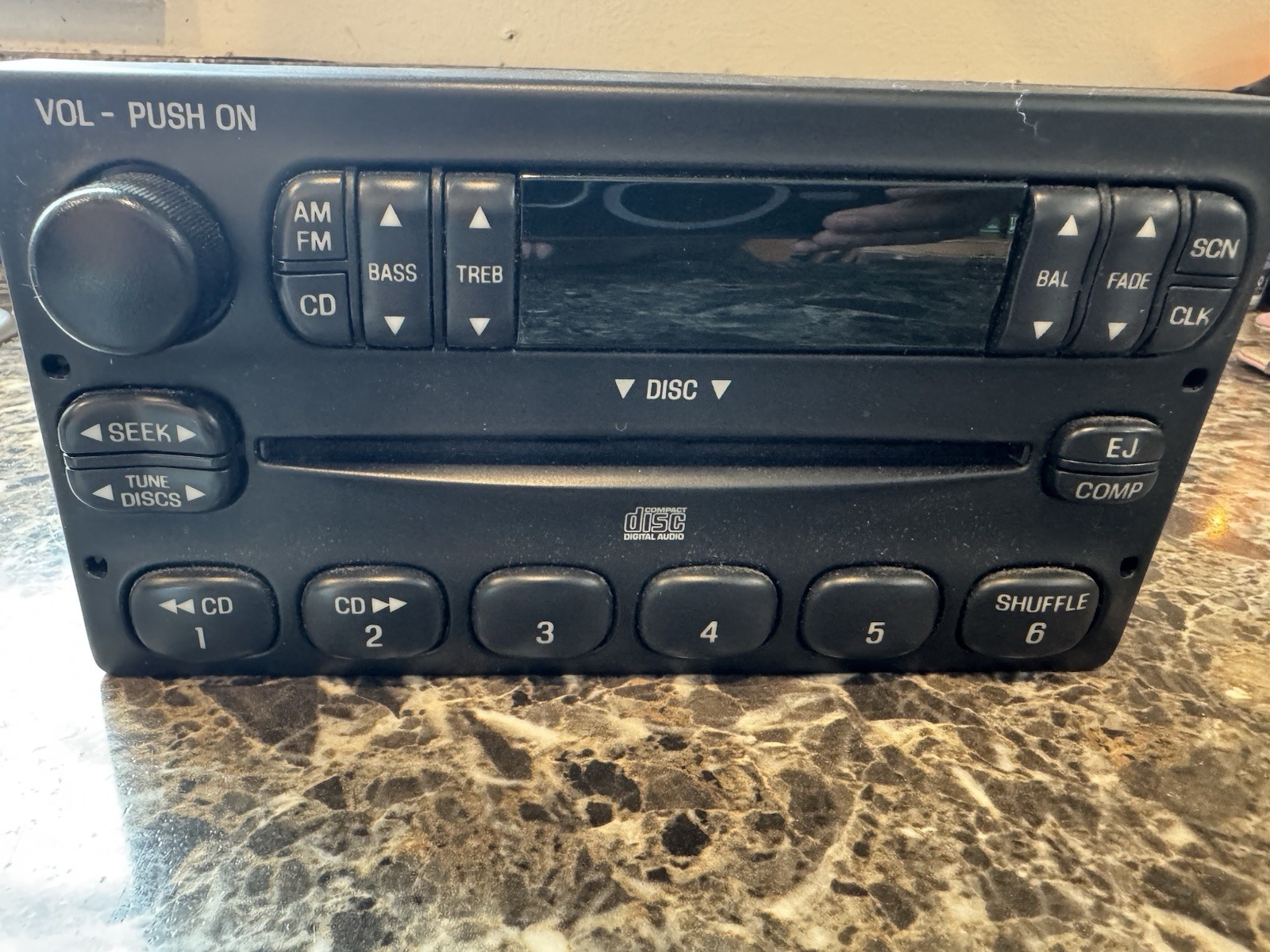 Not Tested- 1998-2000 Ford Ranger AM/FM CD OEM Radio Audio XL5F-18C815-AA