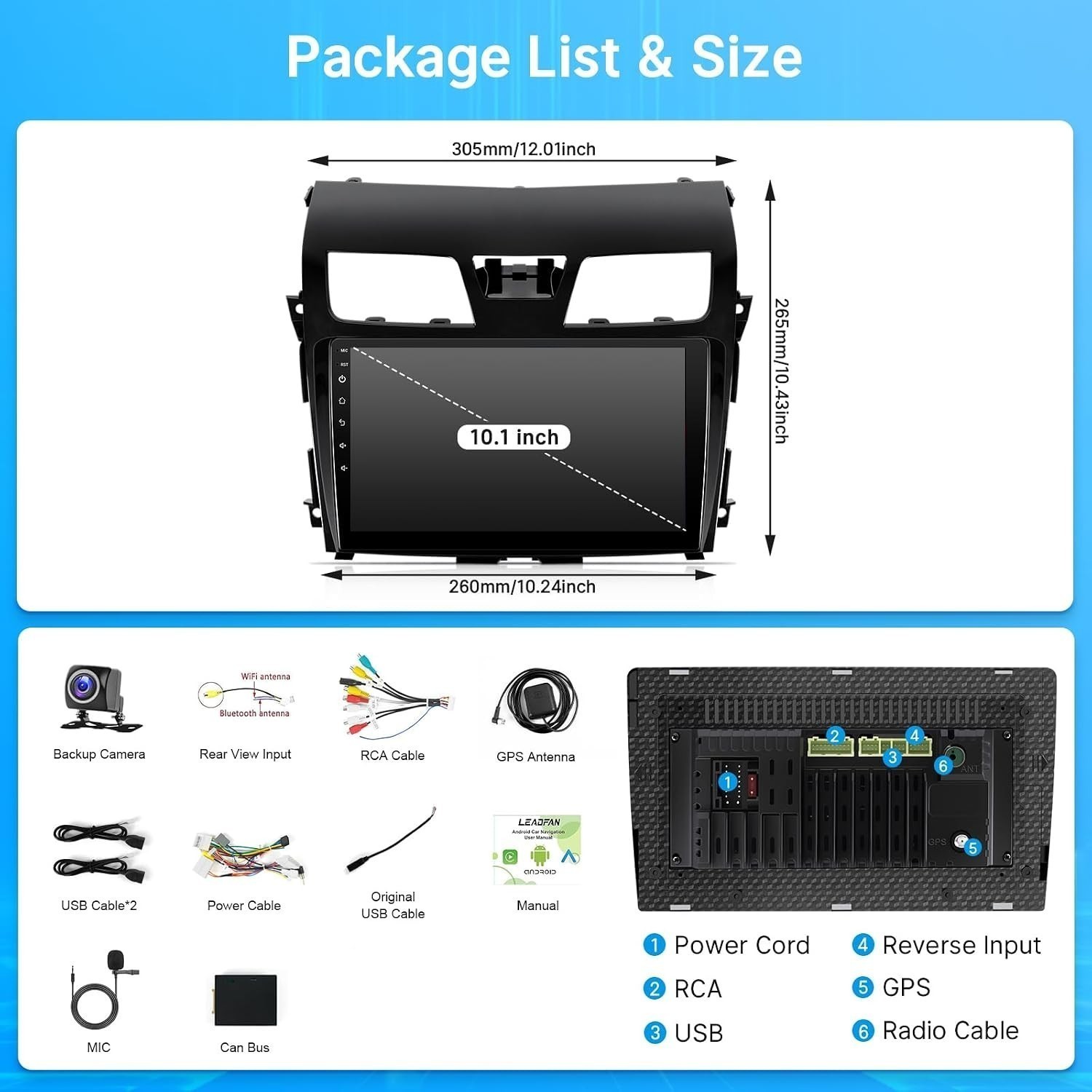 Car Radio Stereo Carplay For Nissan Altima Android 15 RDS