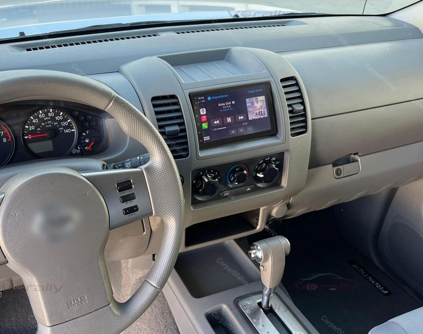 For 2005-2009 Nissan Frontier Apple Carplay Stereo Radio Android 15 GPS Player