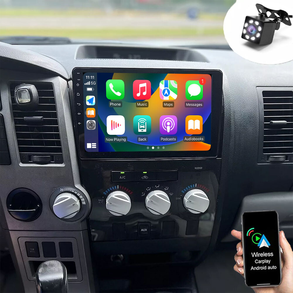 Car Radio Stereo Carplay For Toyota Tundra Sequoia 2+32G 10in Quad Core Player