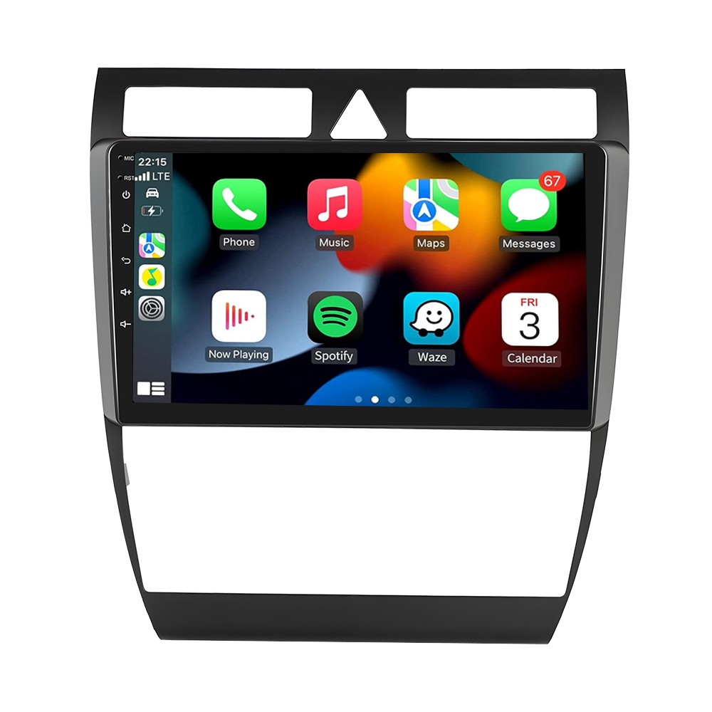 4G+64GB Android 15 For Audi A6 C5 S6 1997-2004 Carplay GPS Navi Car Stereo Radio