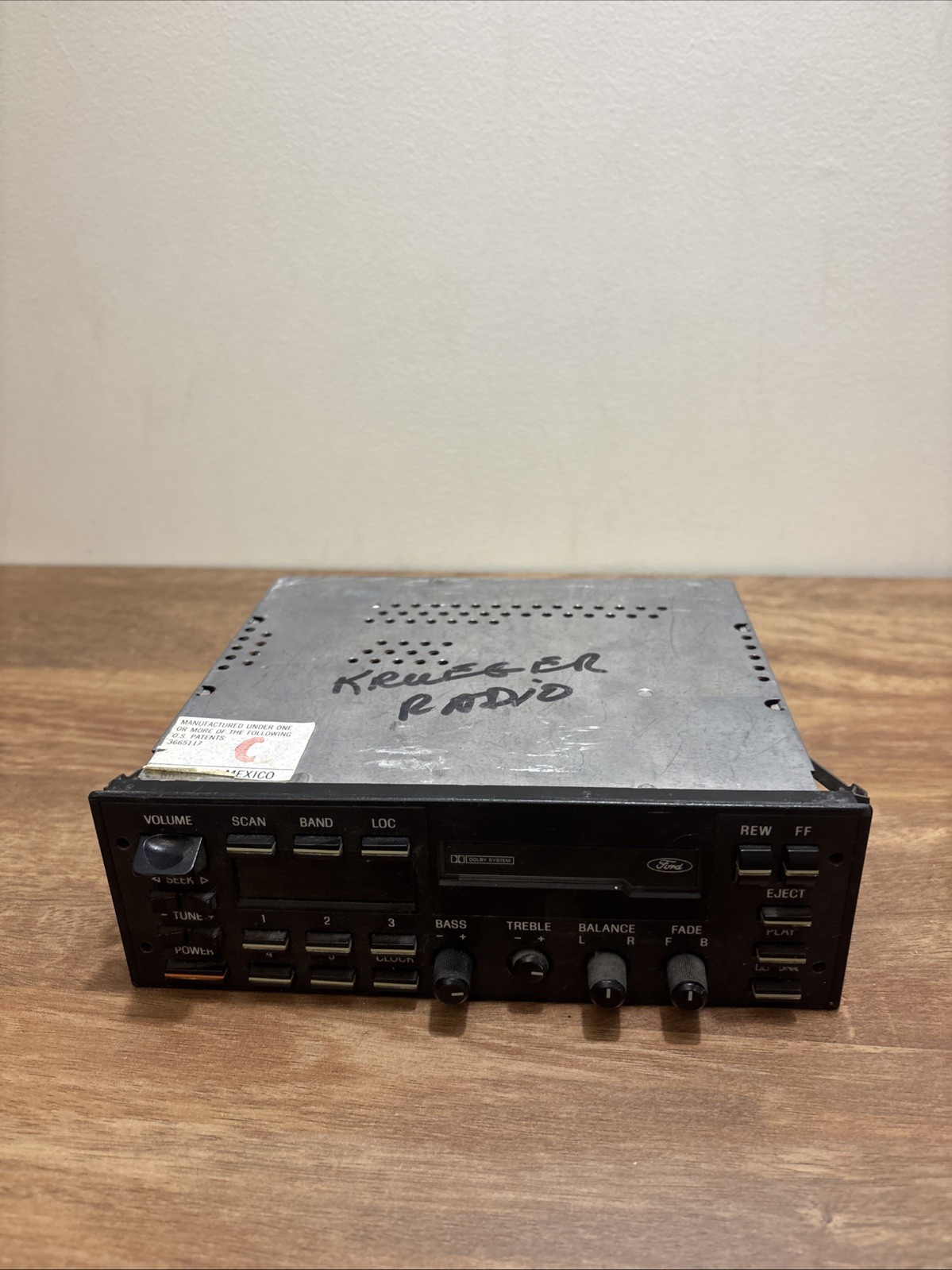91-92 Ford Lincoln Ranger Explorer Premium Oem Radio F2SF-19B165-DB Not Tested