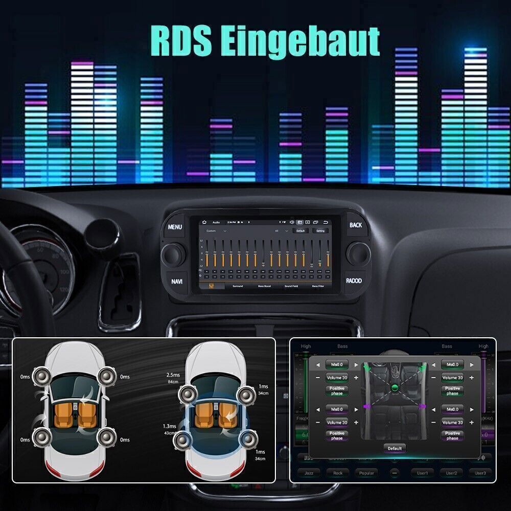 For 2002-2005 Dodge Ram Carplay Car Radio Stereo Android 13 GPS Navi 6.86 inch