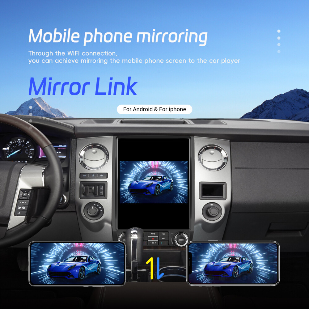 For Ford Expedition 2015-2017 Android 13.0 Carplay Car Stereo Radio 8Core 4+64GB