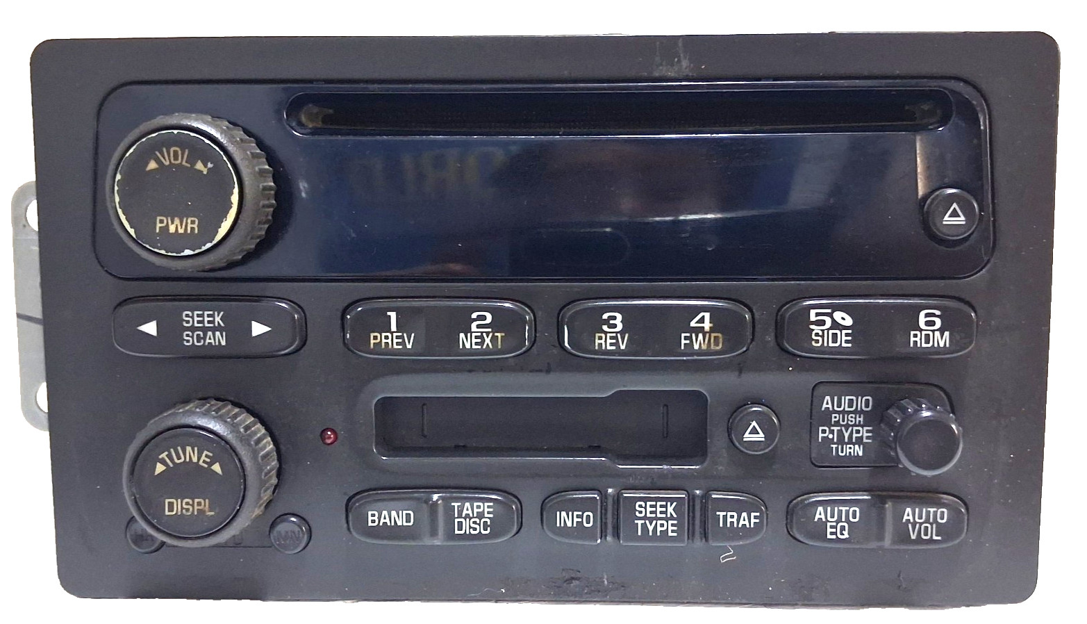 GM Truck & SUVs : 2003, 2004, 2005, OEM, AM/FM/CASSETTE/CD Radio Unit, #10356164