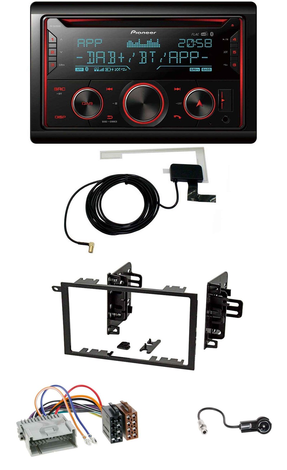 Pioneer 2DIN MP3 DAB USB CD Bluetooth Car Stereo for Chevrolet Avalanche Blazer C