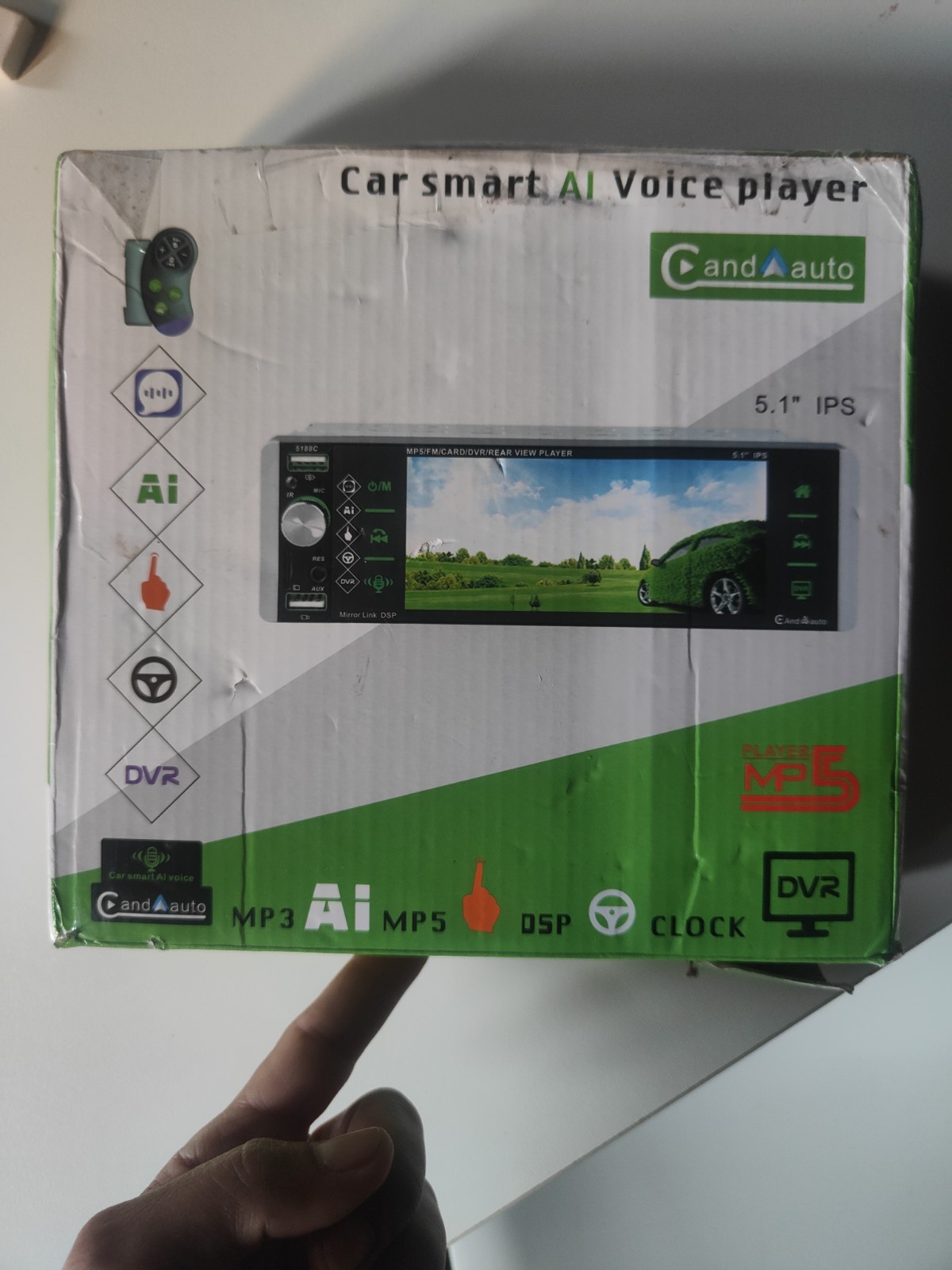 MP5 Car Smart AI Voice Player Car Stereo – 5.1″ IPS Display