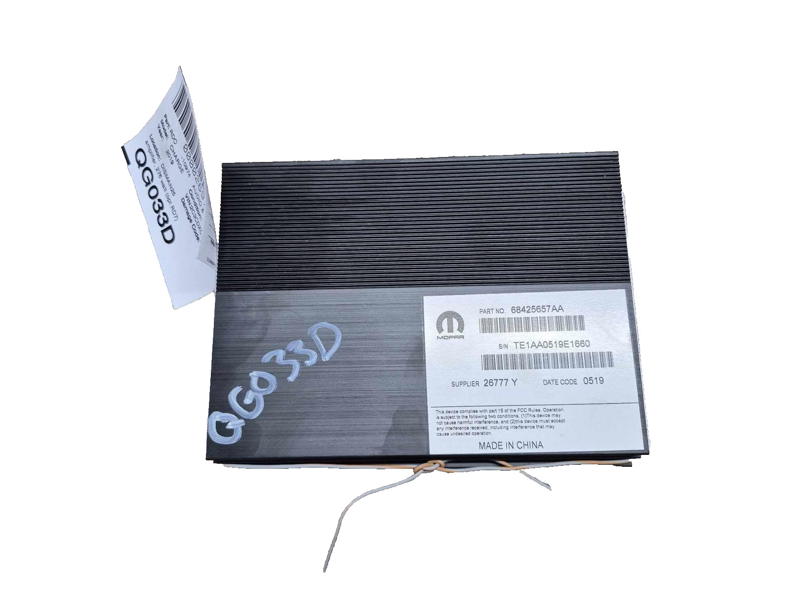 17-21 Charger radio amplifier 68549150AB