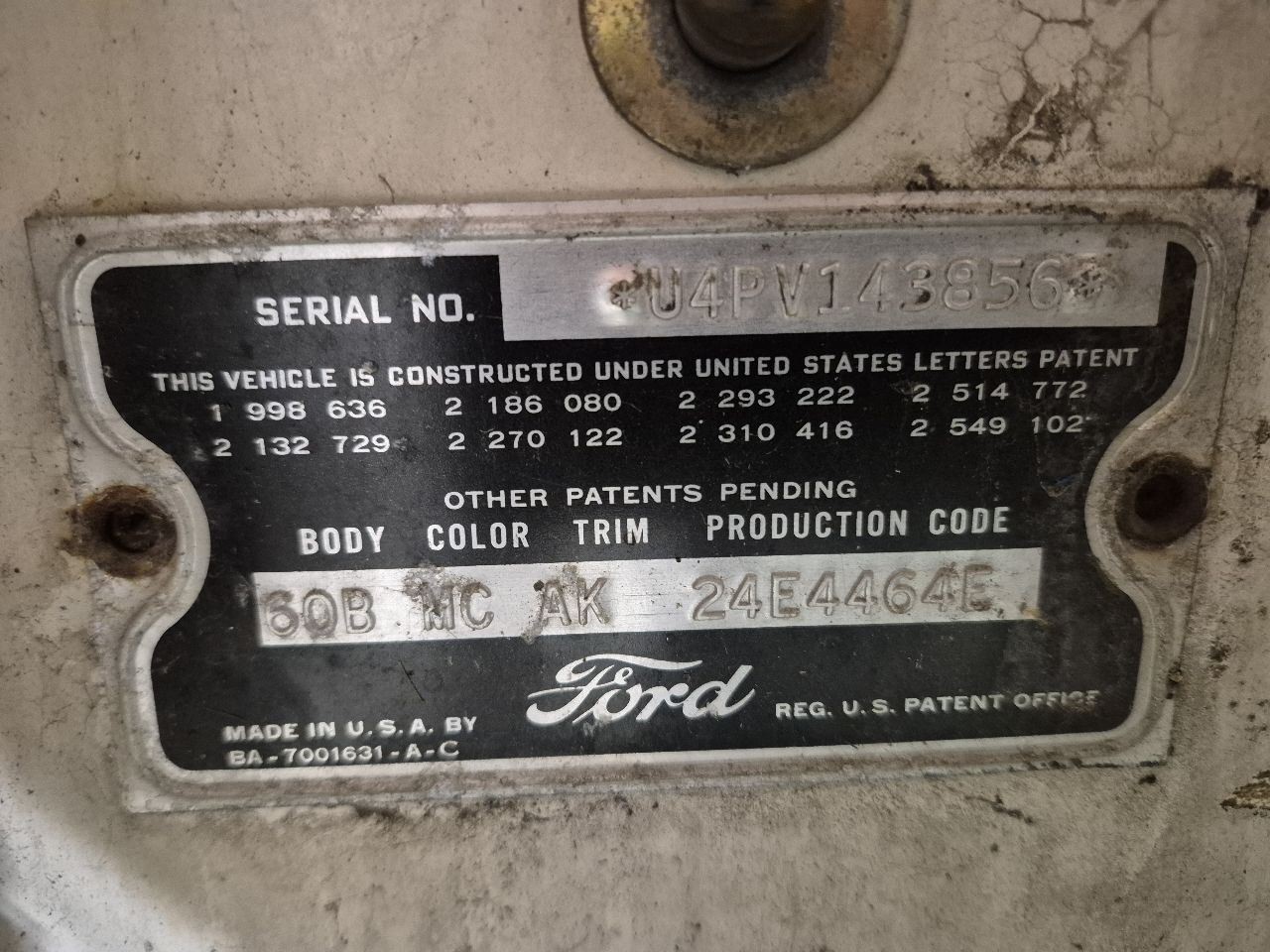 AM Radio Untested Fits 1954 FORD 1237568