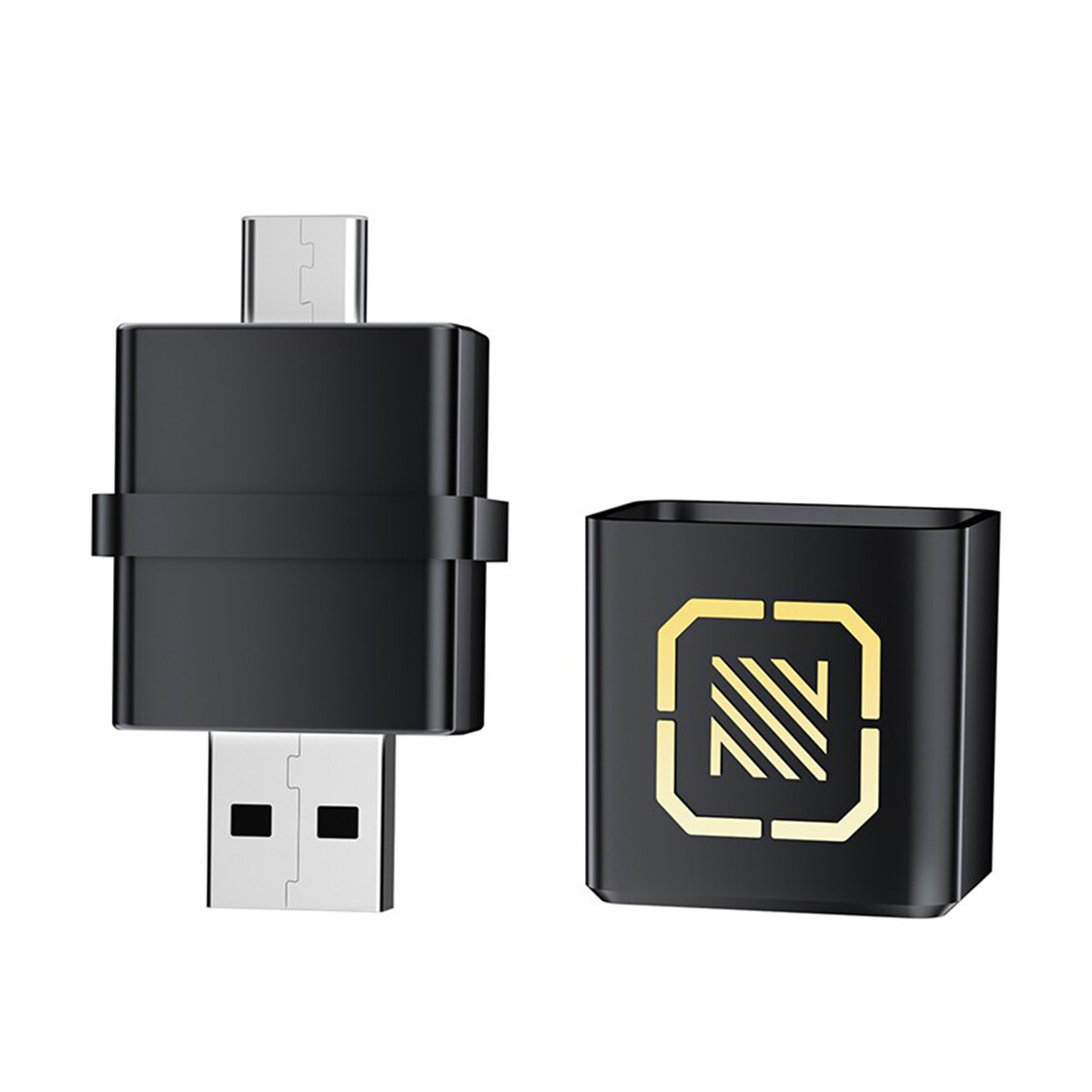 2 in 1 Wireless Apple Carplay Android Auto Adapter Mini USB & Type-C Dongle Box~