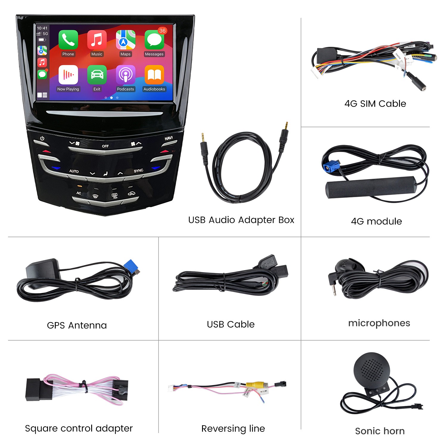 For Cadillac XTS 2013-2018 Carplay 8″4+64G Android Car Stereo Radio GPS Navi SWC