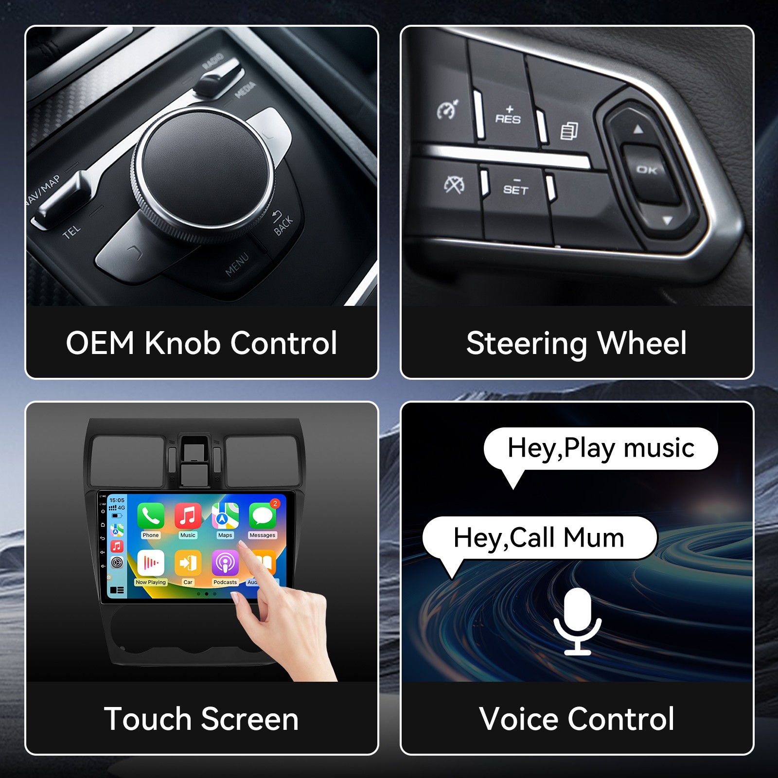 9 In Android 13 Car Radio 2+64G Stereo For Subaru Forester WRX Impreza 2013-2015