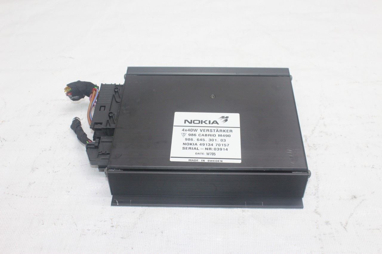 1997 PORSCHE BOXSTER 986 CONV #439 AMPLIFIER W/O DIGITAL NOKIA 4X40W