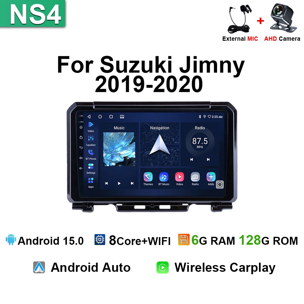 For Suzuki Jimny 2019-2020 Multimedia Player Stereo Navi GPS Carplay Car Radio