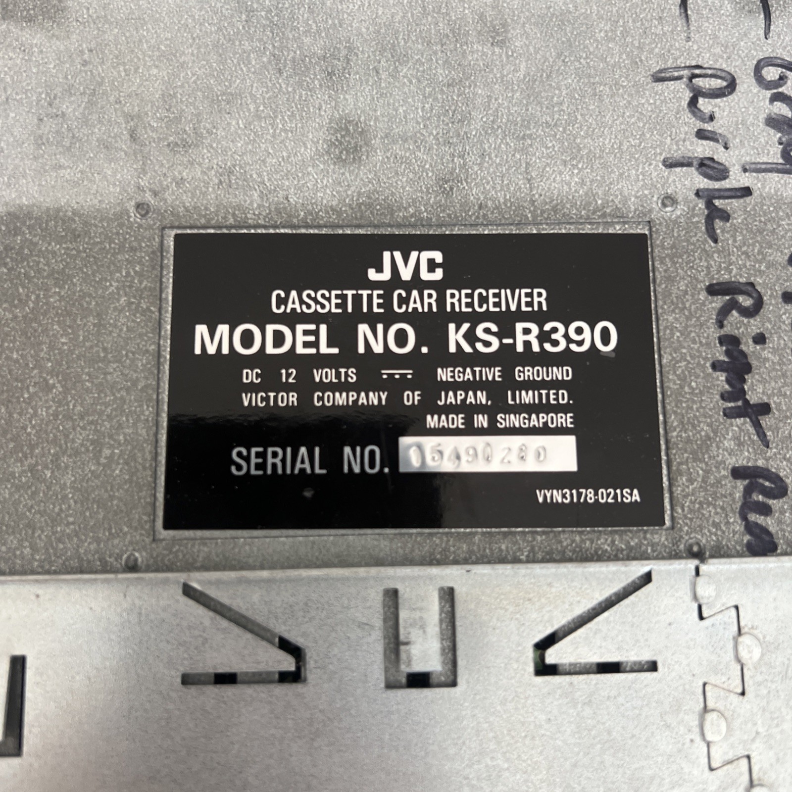 JVC KS-R130 AM/FM Radio Cassette Car Receiver Shaft Post Style Stereo Innsbruck
