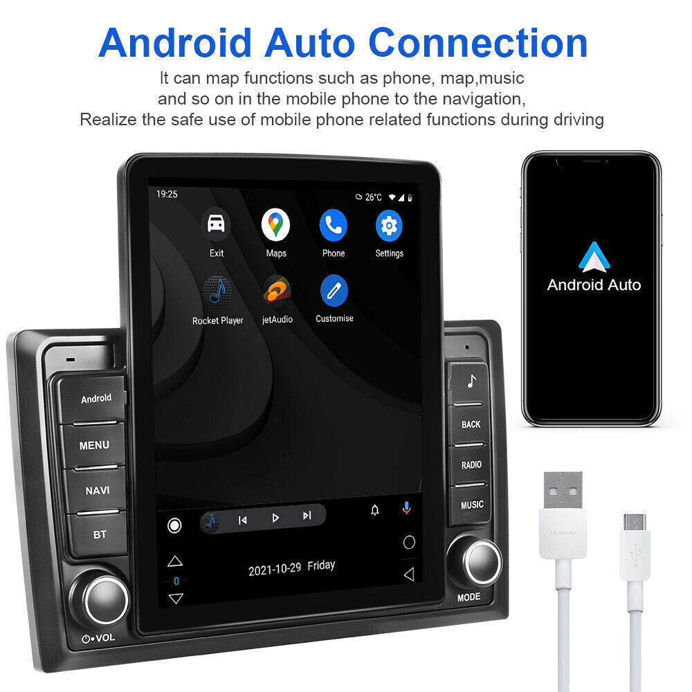 For 2007-2012 Chevrolet Silverado Apple Carplay Car Stereo Radio Android 13 GPS
