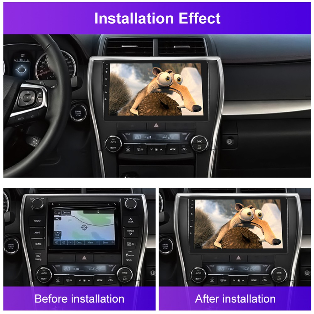 6+128G Android 15 For JBL 2015-2017 Toyota Camry Car Radio GPS Stereo FM CarPlay