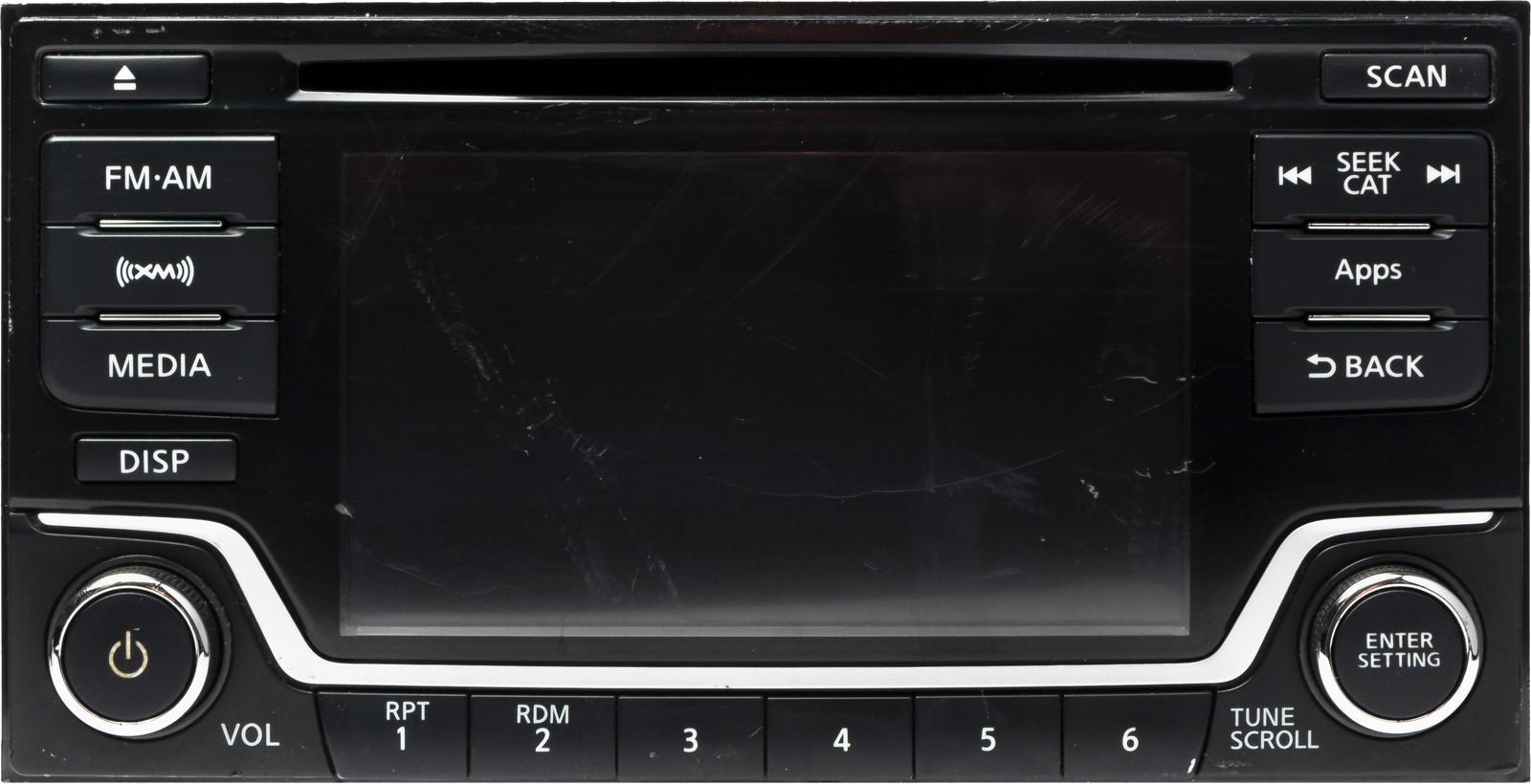 2015-16 Nissan Leaf Versa AM FM Radio SiriusXM Single Disc CD Player 281859MB0A