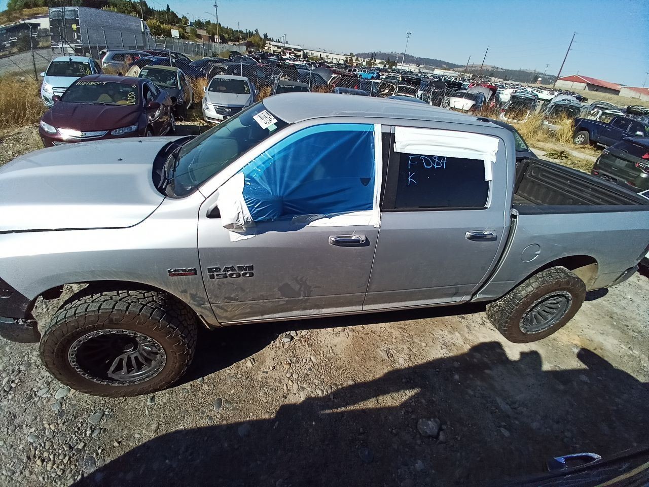 68270663AF AM FM NAV Radio Display And Receiver from 2017 RAM 1500 12410717