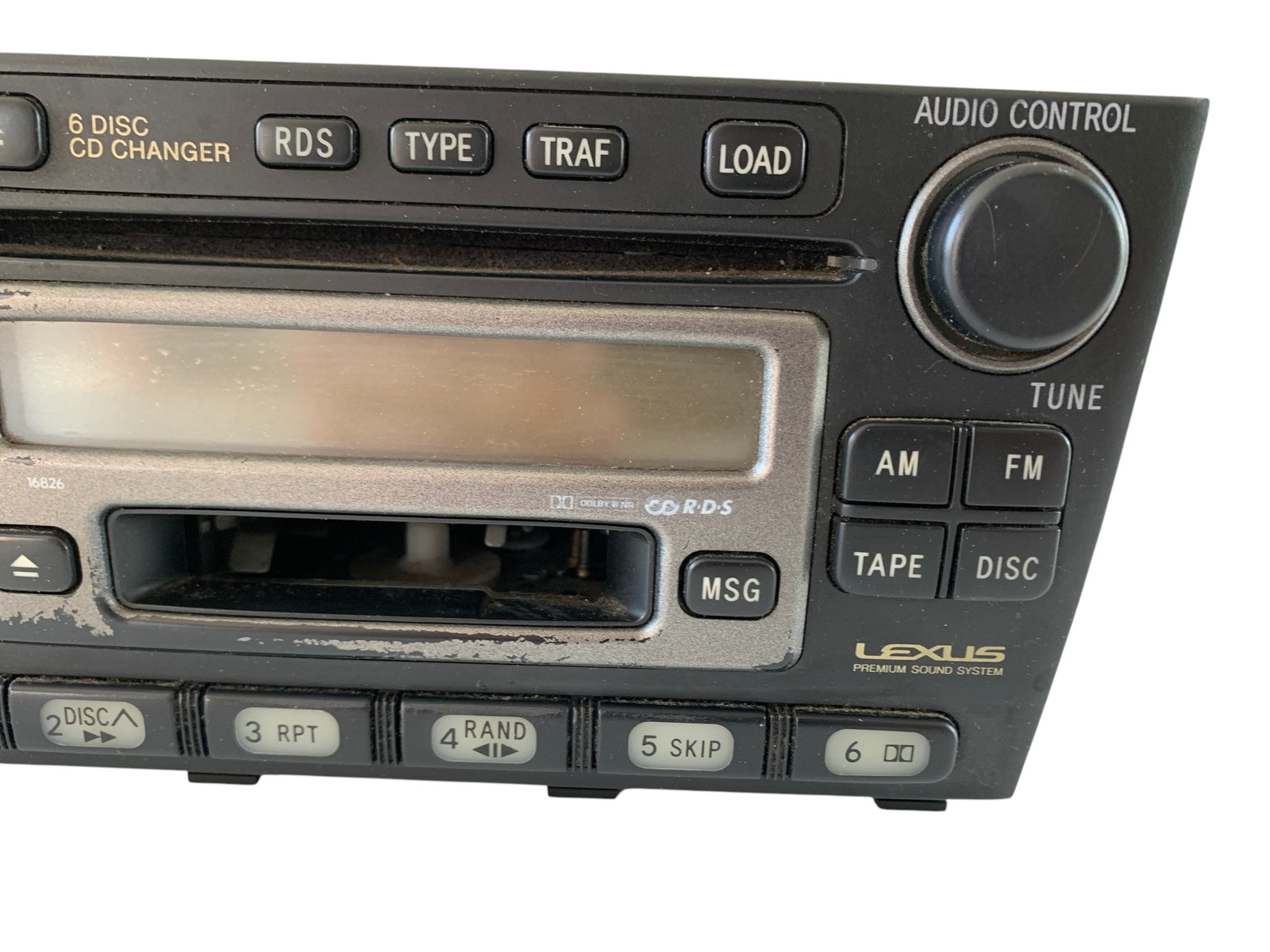 2001-2005 Lexus IS300 Radio Stereo CD Head Unit 86120-53120 OEM B06