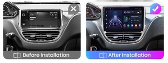 “ESTOCK1 ANDROID 11 CARDTABLET FOR PEUGEOT 2008 2GB MEMORY – 32GB ROM CAR RADIO 10”
