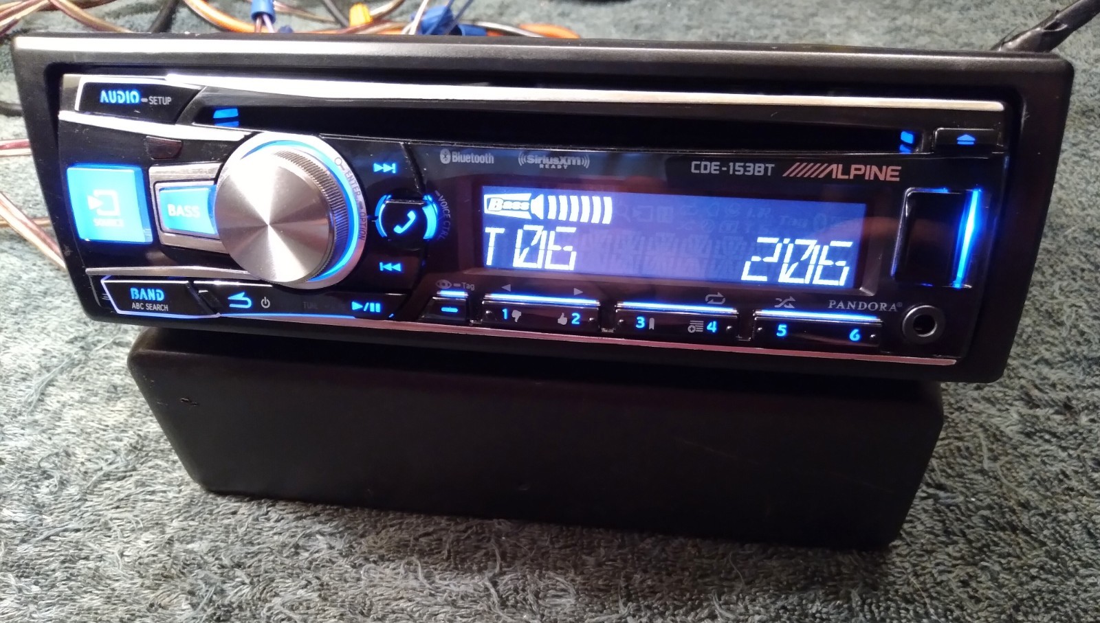 Alpine CDE-153BT, CD/MP3/USB, Bluetooth, Stereo Receiver